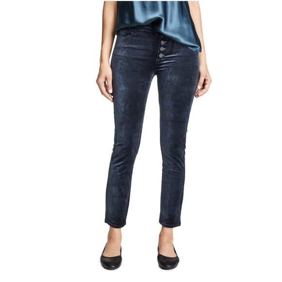 Paige Hoxton Ankle Peg Velvet Jeans - Picture 1 of 4